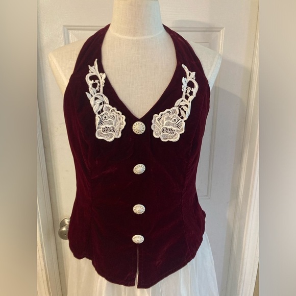 Vintage dress maxi women’s Poly made in USA size L - Picture 2 of 13